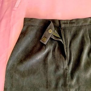 gray textured pencil skirt, s
